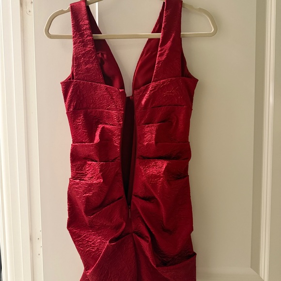 Red Mini Dress - Picture 2 of 4